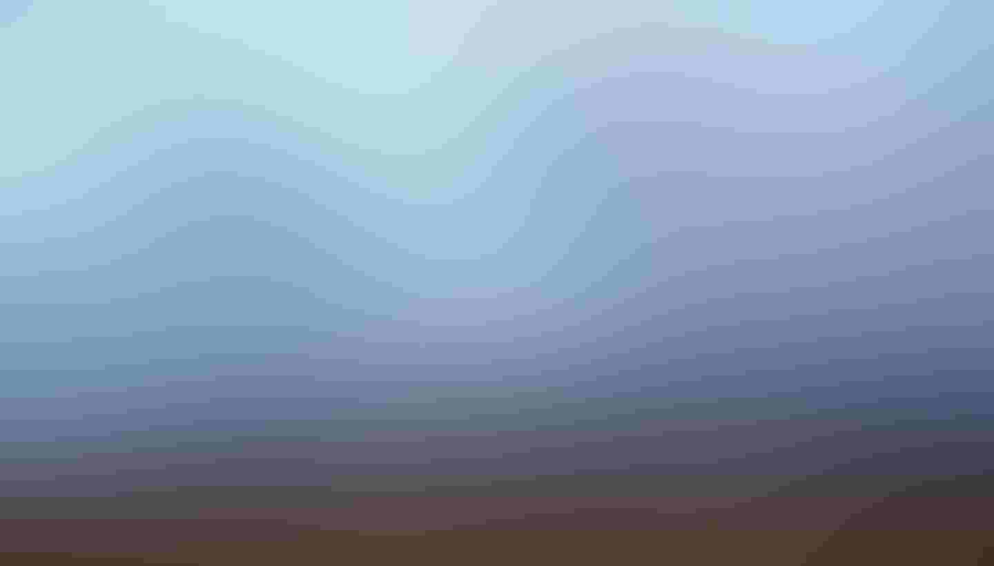 Snowy mountain range 